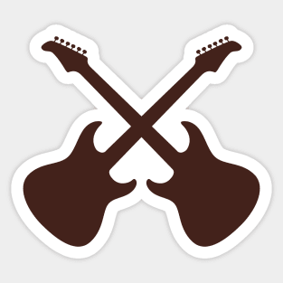 Crossed Guitars (IT Crowd) Sticker